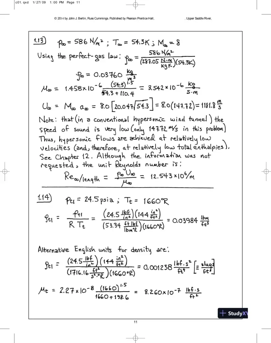 Solution Manual for Aerodynamics for Engineers, 6th Edition, page 12