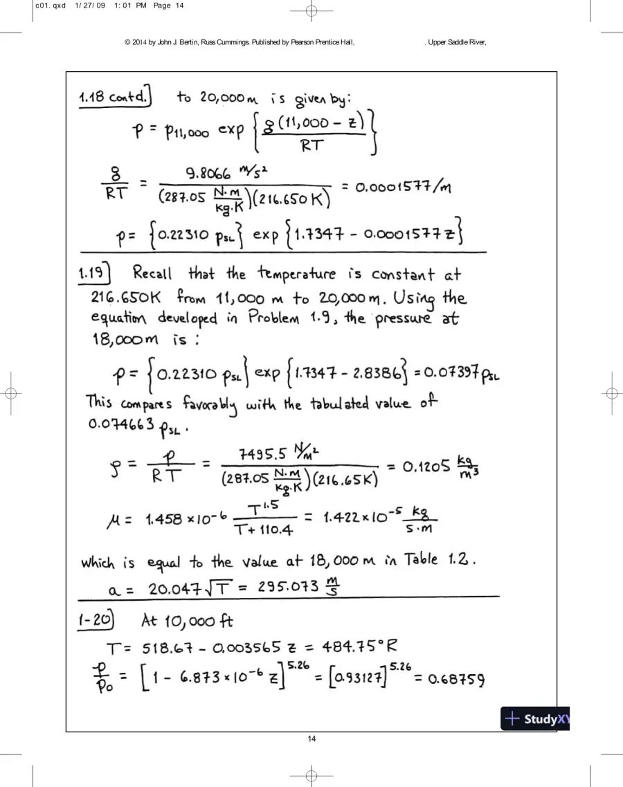 Solution Manual for Aerodynamics for Engineers, 6th Edition, page 15