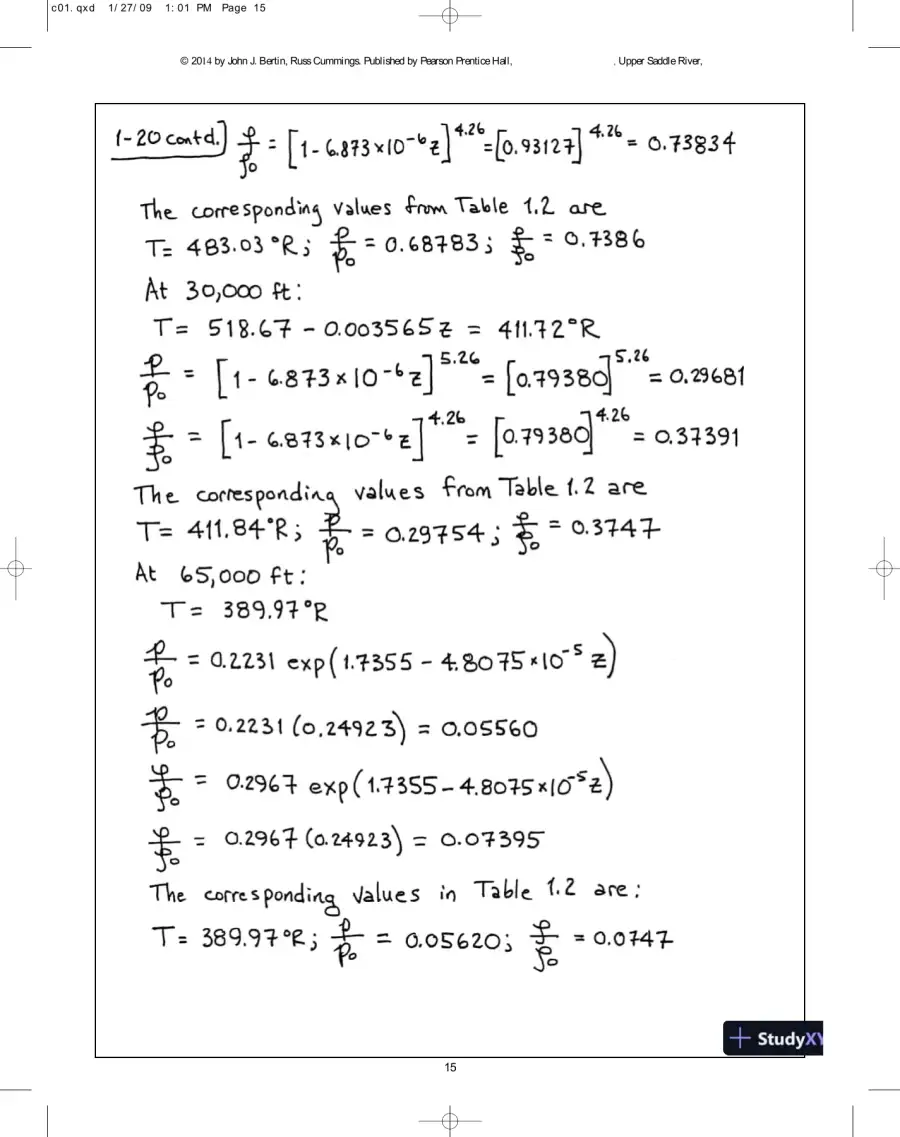 Solution Manual for Aerodynamics for Engineers, 6th Edition, page 16