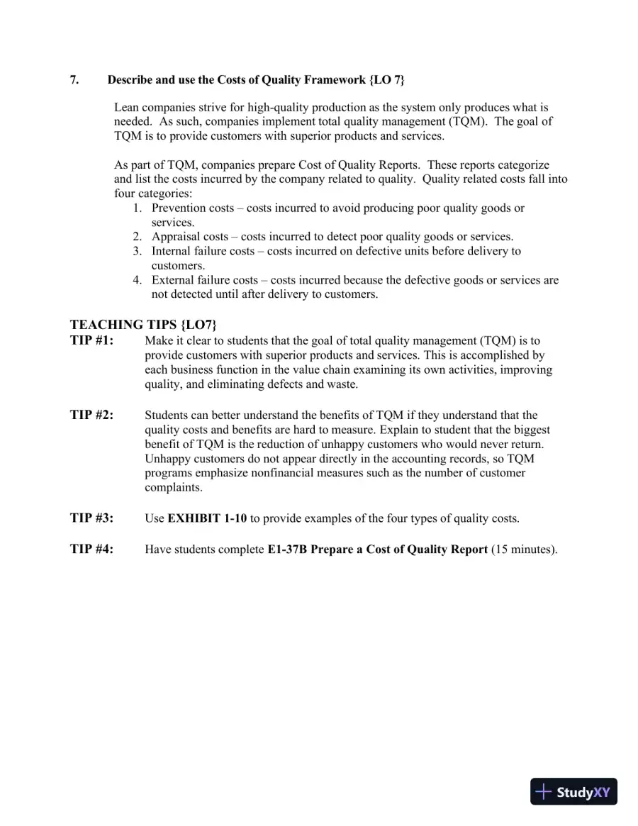 Managerial Accounting, Third Canadian Edition Class Notes, page 10