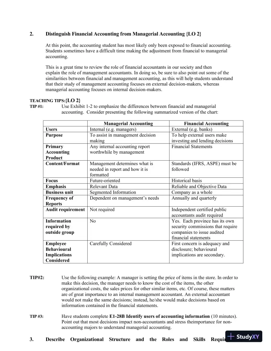 Managerial Accounting, Third Canadian Edition Class Notes, page 5