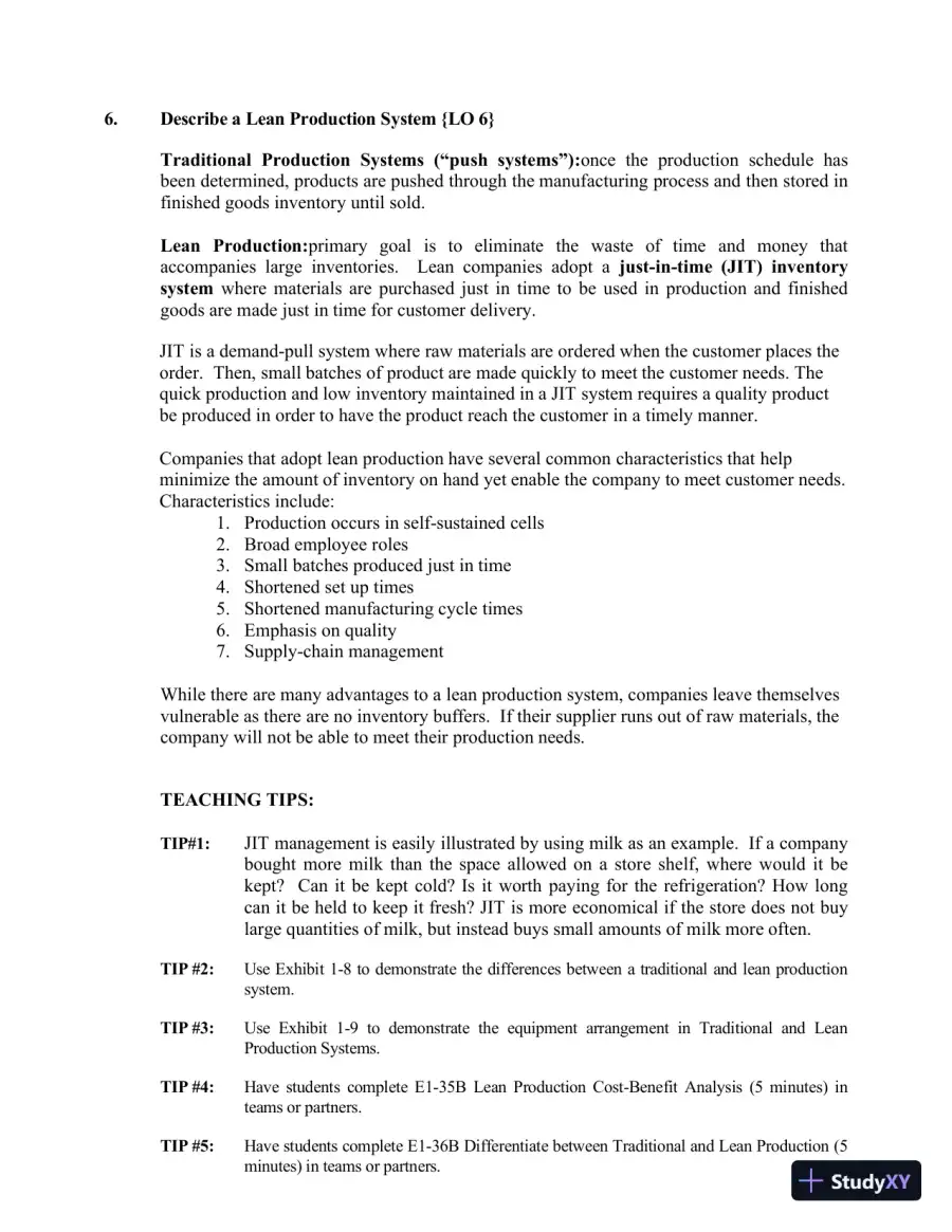 Managerial Accounting, Third Canadian Edition Class Notes, page 9