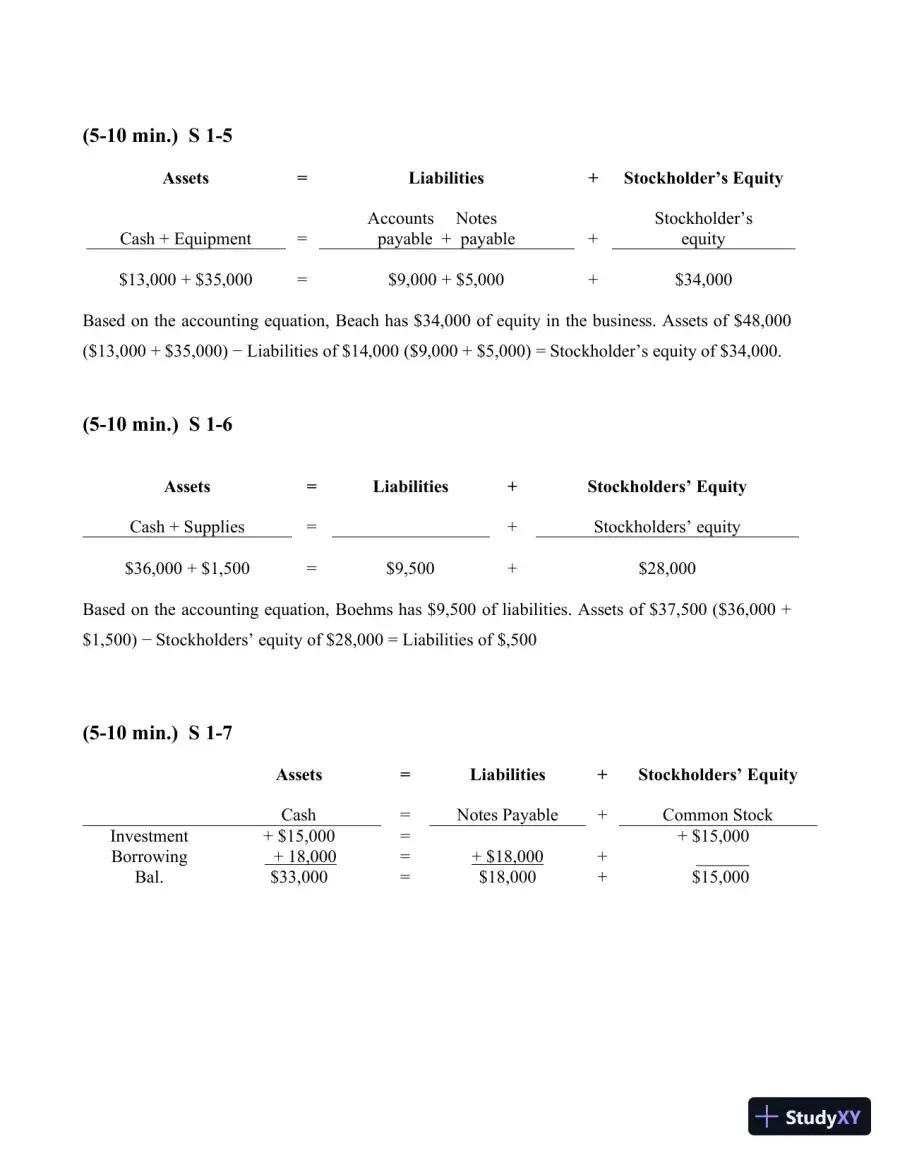 Solution Manual for Financial Accounting, 3rd Edition, page 4