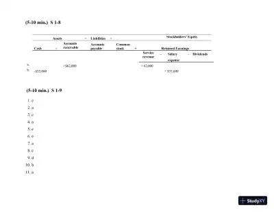Solution Manual for Financial Accounting, 3rd Edition - Page 5 preview image