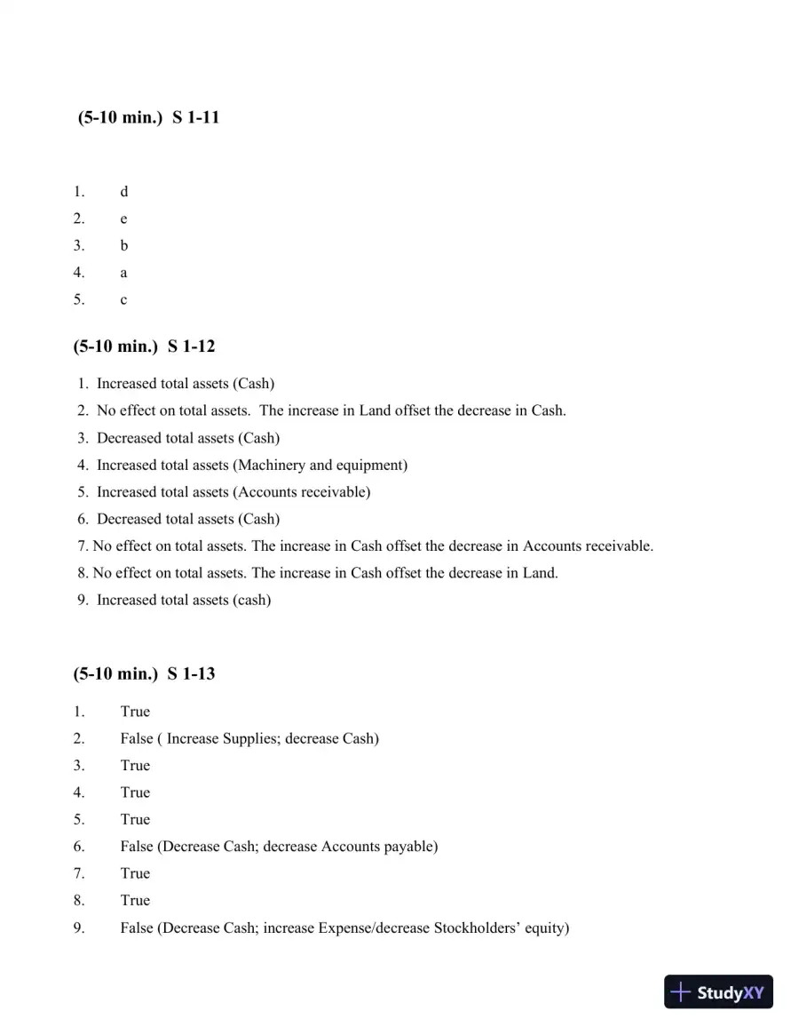 Solution Manual for Financial Accounting, 3rd Edition, page 7