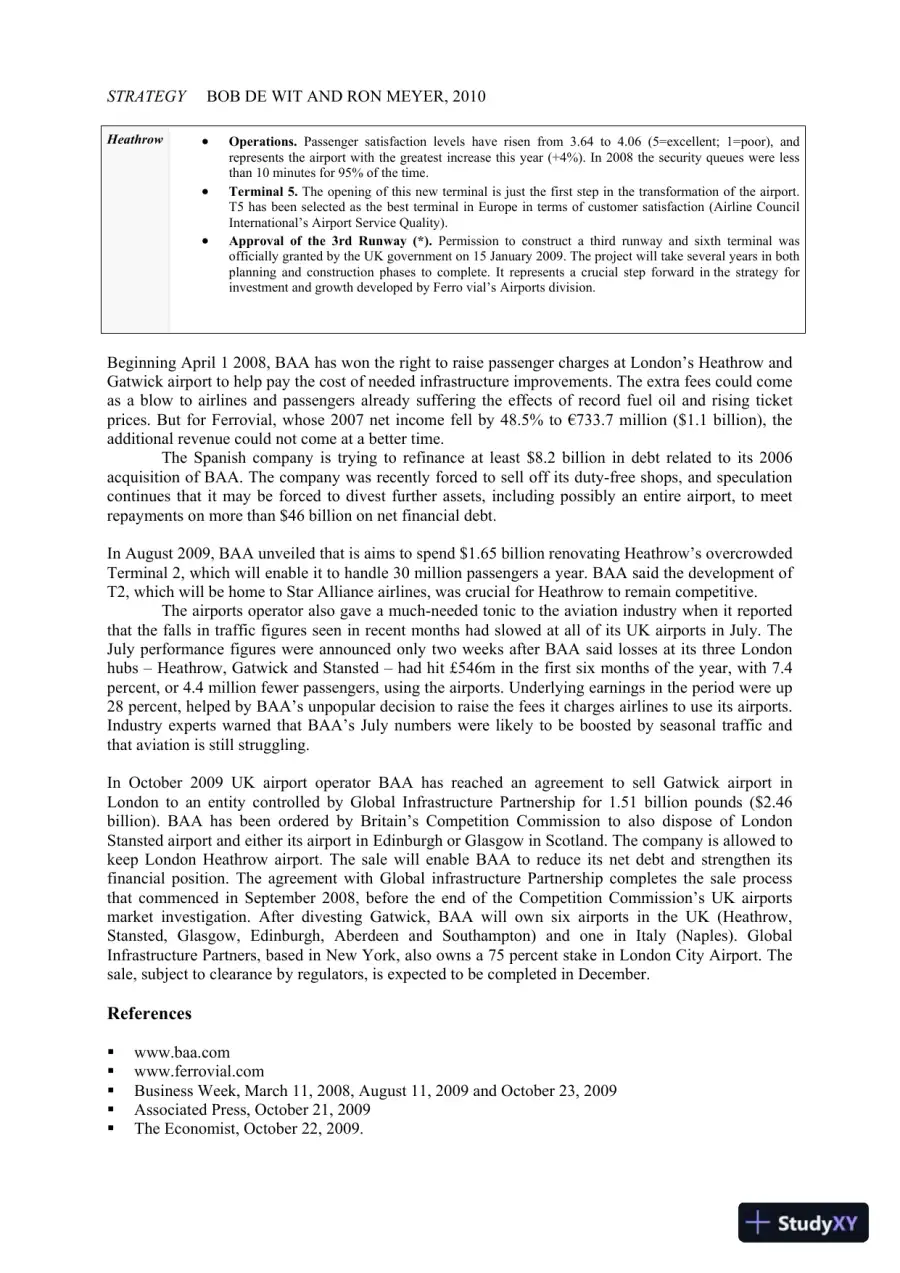 Strategy, 4th Edition Solution Manual, page 10
