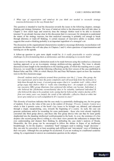 Strategy, 4th Edition Solution Manual - Page 15 preview image