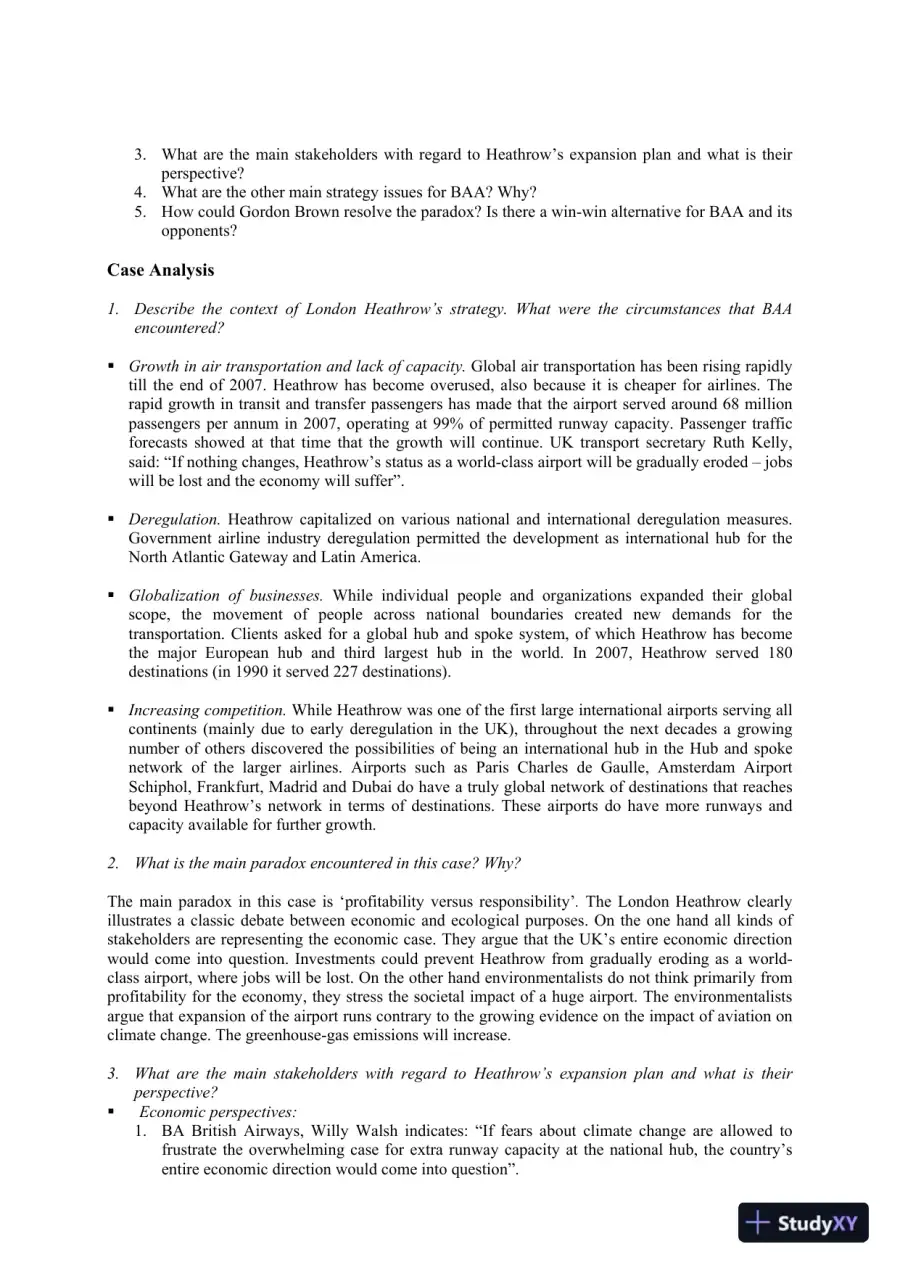 Strategy, 4th Edition Solution Manual, page 7