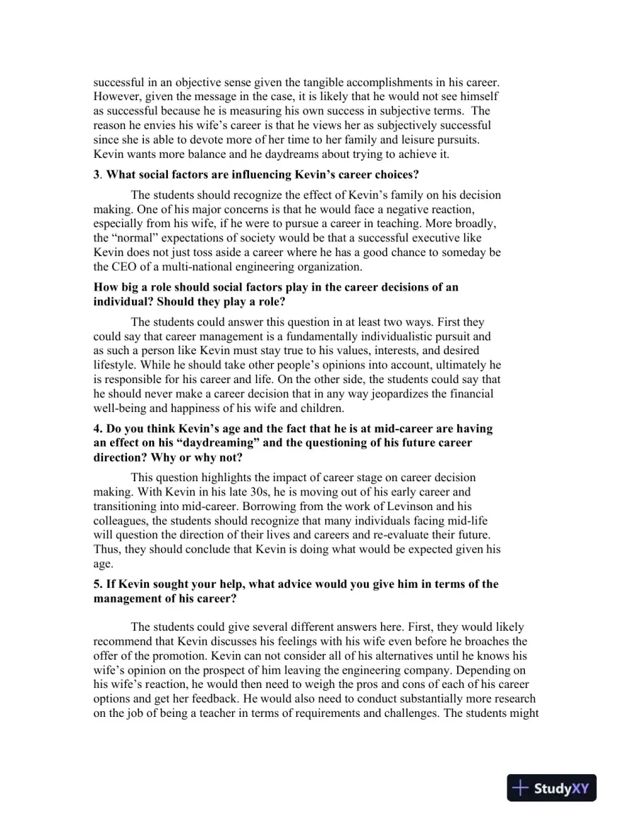 Solution Manual For Career Management, 4th Edition, page 11