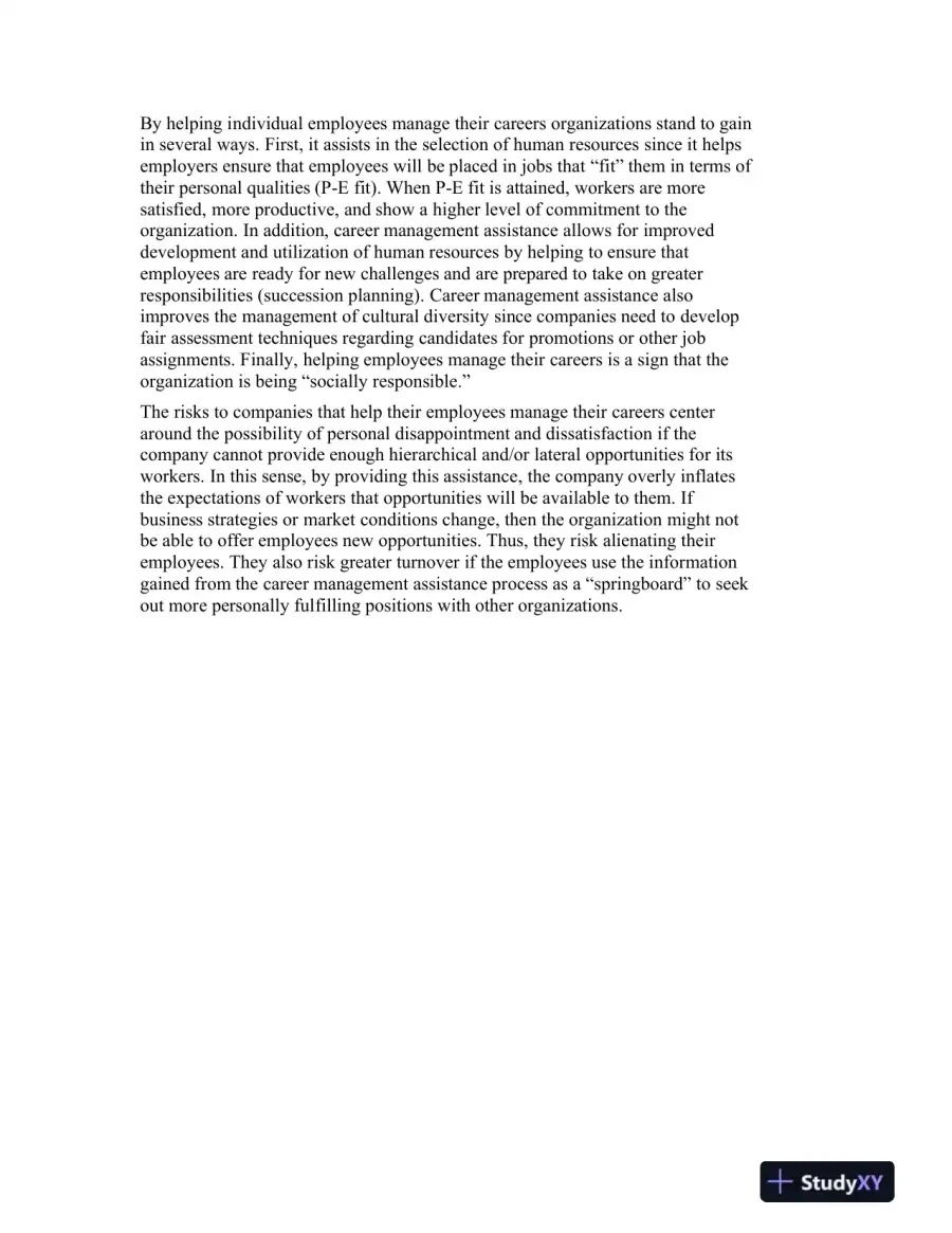 Solution Manual For Career Management, 4th Edition, page 3