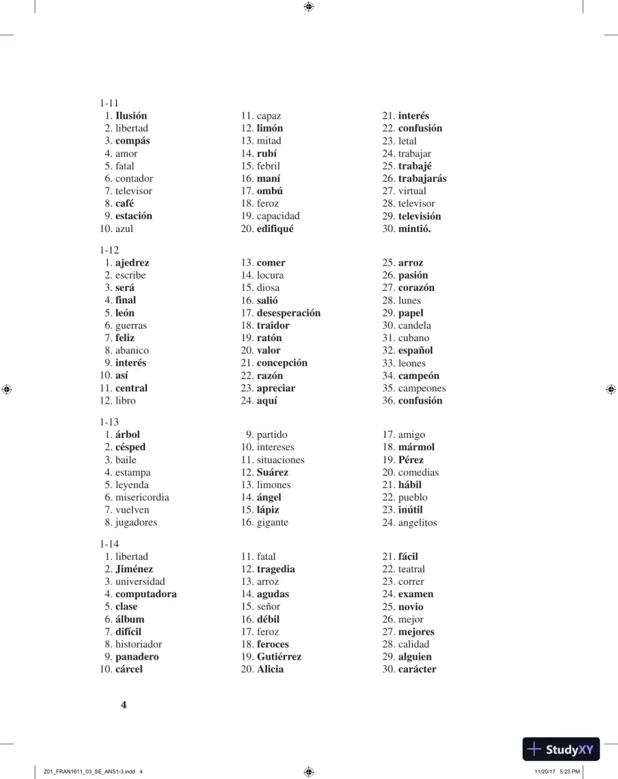 Manual de gram�tica y ortograf�a para hispanos, 3rd Edition Solution Manual, page 6