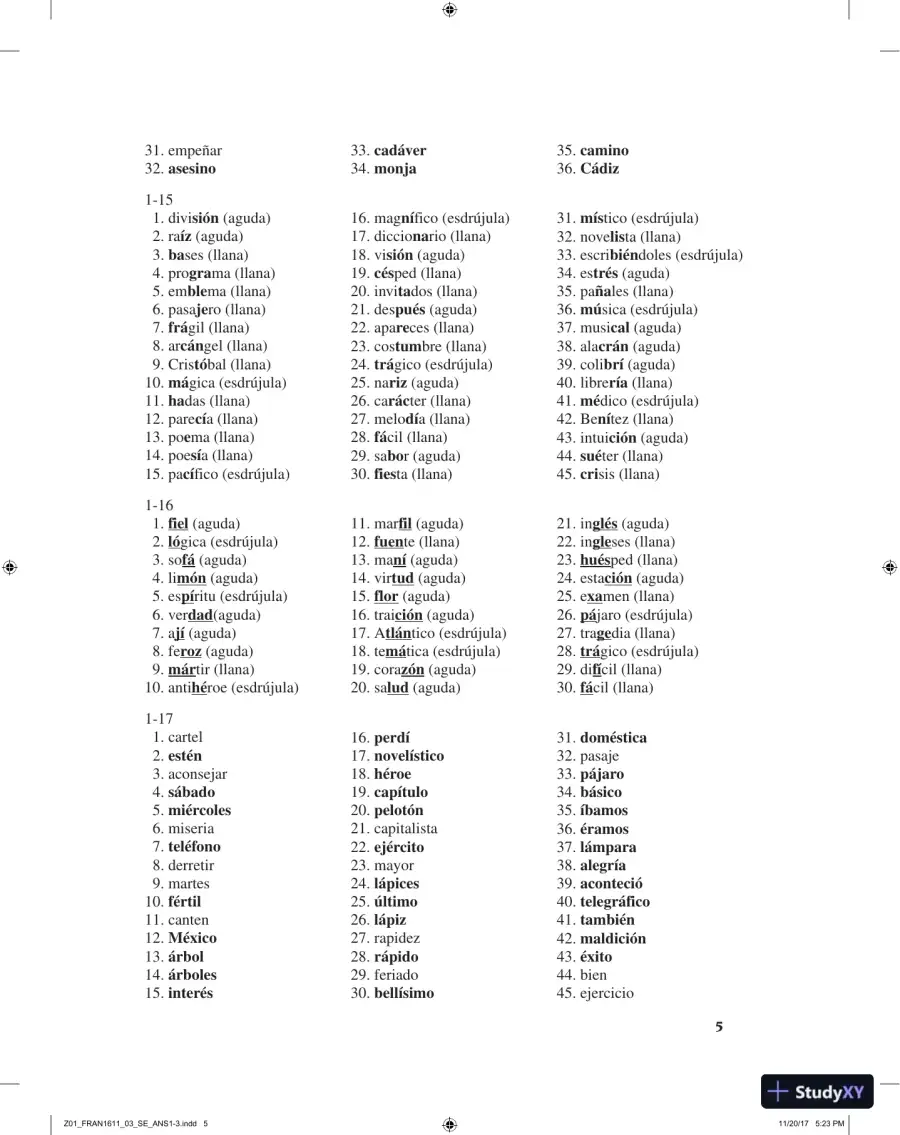 Manual de gram�tica y ortograf�a para hispanos, 3rd Edition Solution Manual, page 7