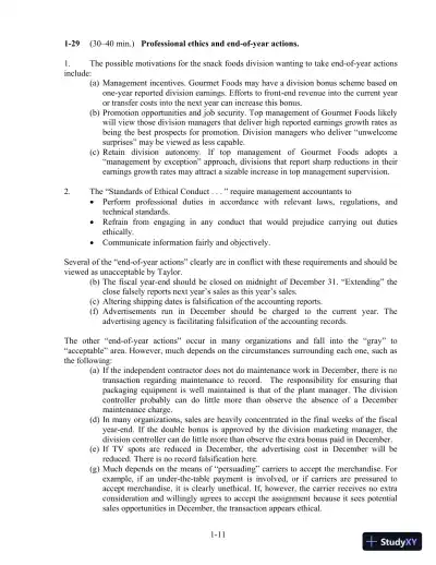Solution Manual For Cost Accounting, 14th Edition - Page 12 preview image