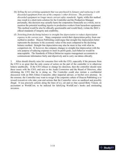 Solution Manual For Cost Accounting, 14th Edition - Page 15 preview image