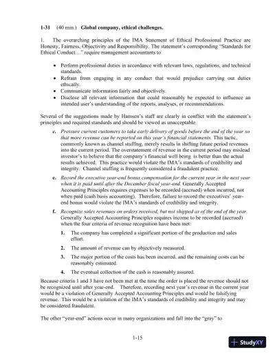 Solution Manual For Cost Accounting, 14th Edition - Page 16 preview image