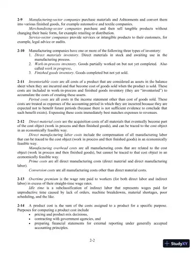 Solution Manual For Cost Accounting, 14th Edition - Page 19 preview image