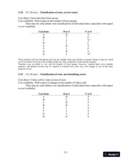 Solution Manual For Cost Accounting, 14th Edition - Page 22 preview image