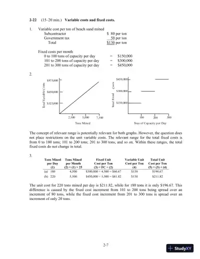 Solution Manual For Cost Accounting, 14th Edition - Page 24 preview image