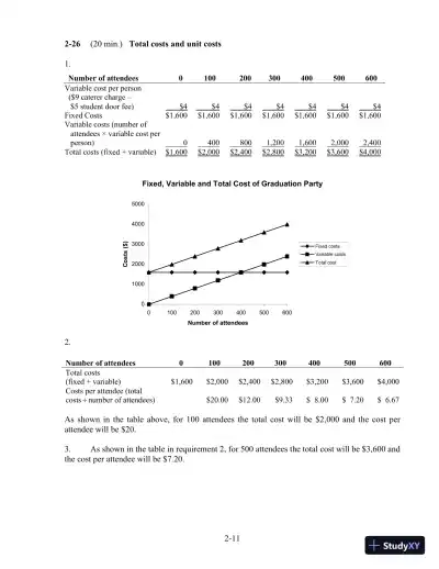 Solution Manual For Cost Accounting, 14th Edition - Page 28 preview image