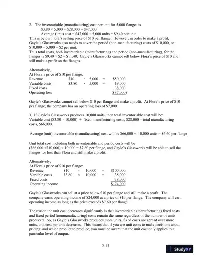 Solution Manual For Cost Accounting, 14th Edition - Page 30 preview image
