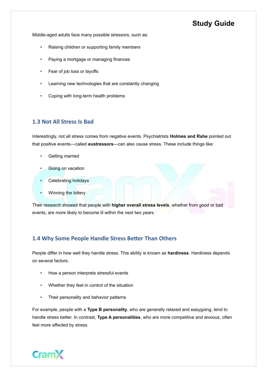 Developmental Psychology - Physical, Cognitive Development 45–65, page 2