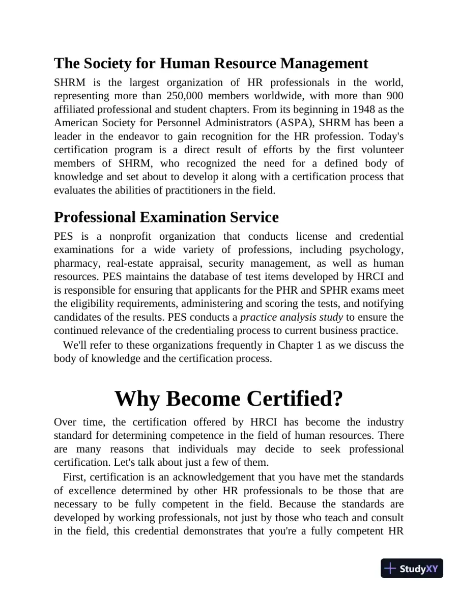 PHR and SPHR Professional in Human Resources Certification Complete Study Guide (2019), page 20