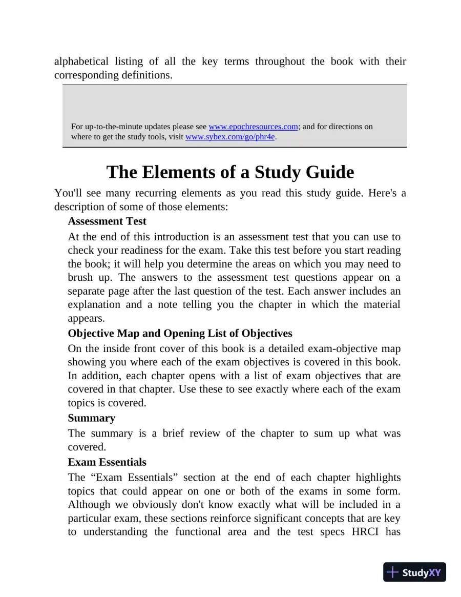 PHR and SPHR Professional in Human Resources Certification Complete Study Guide (2019), page 24