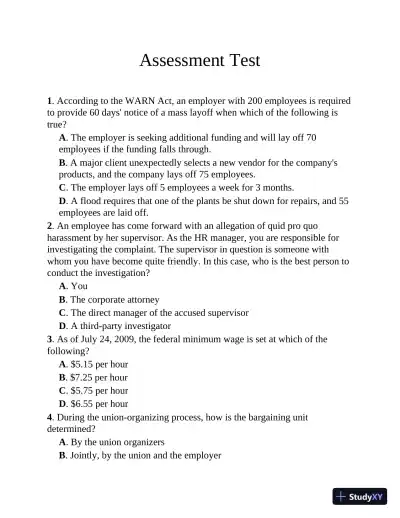 PHR and SPHR Professional in Human Resources Certification Complete Study Guide (2019) - Page 29 preview image