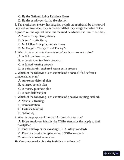 PHR and SPHR Professional in Human Resources Certification Complete Study Guide (2019) - Page 30 preview image