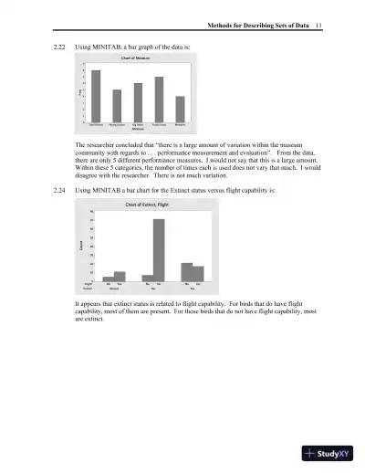 Solution Manual for Statistics, Updated Edition, 13th Edition - Page 12 preview image