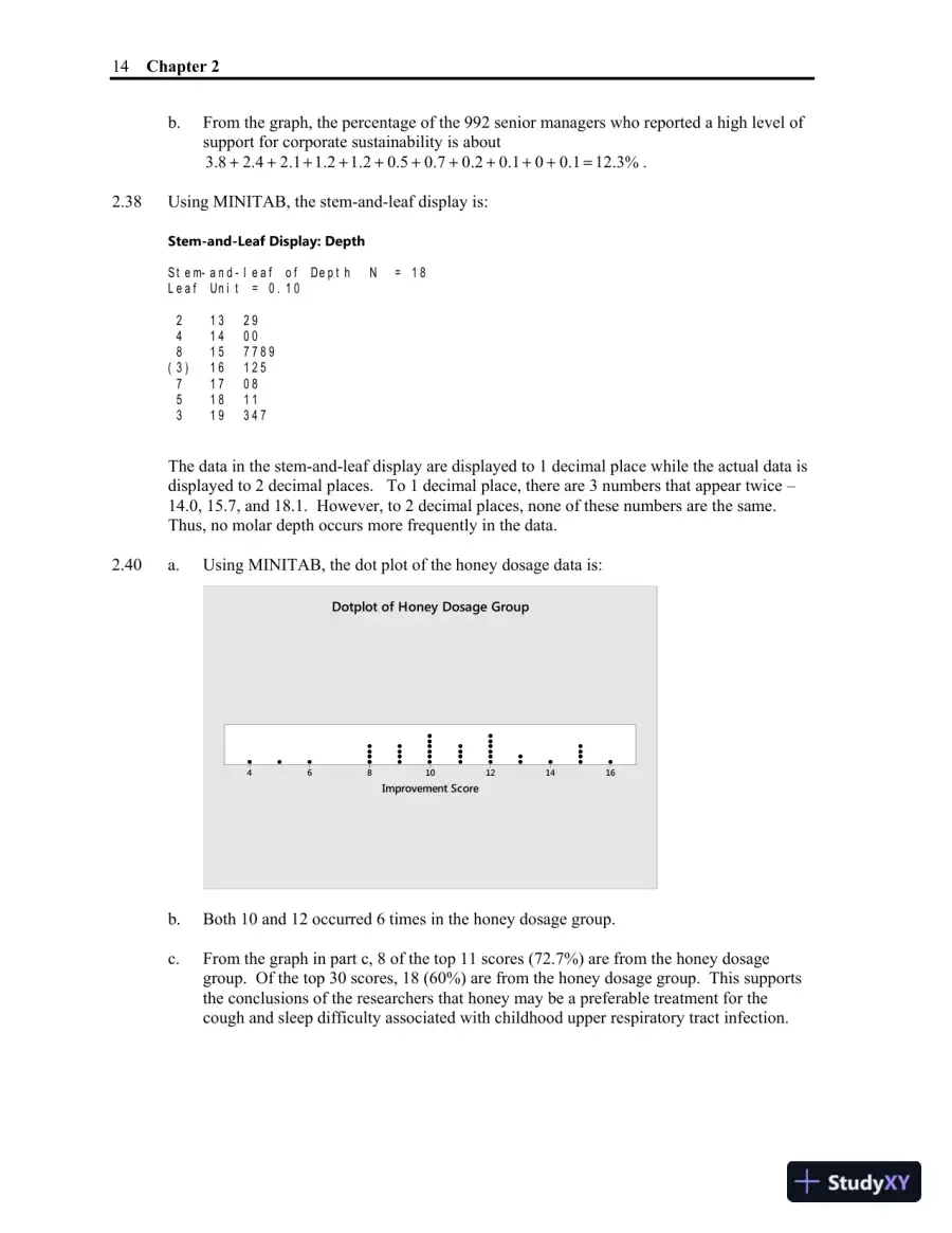 Solution Manual for Statistics, Updated Edition, 13th Edition, page 15