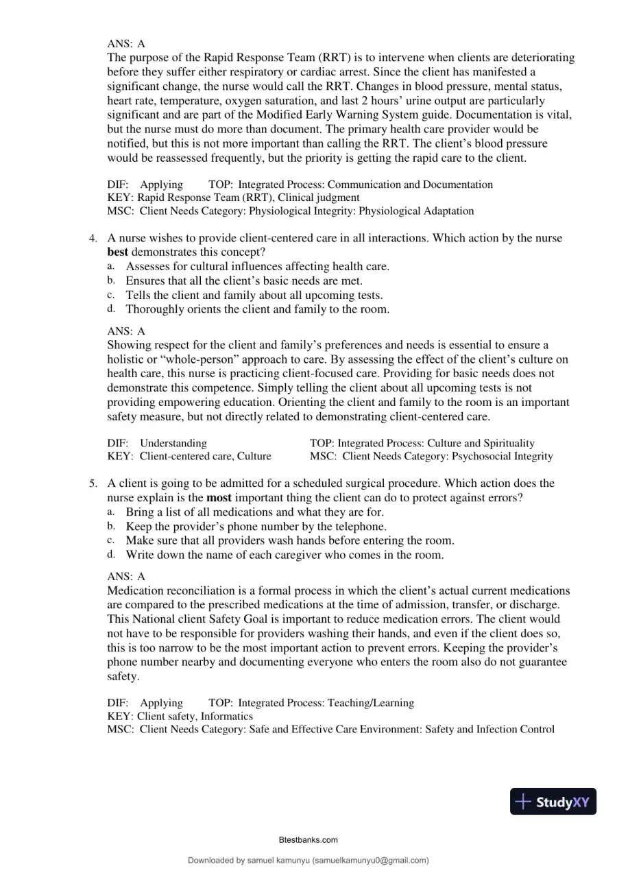 Test Bank for Medical-Surgical Nursing: Concepts for Interprofessional Collaborative Care, 10th Edition (Chapters 1-69), page 3