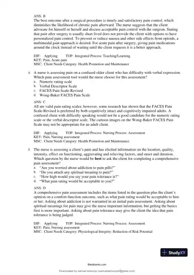 Test Bank for Medical-Surgical Nursing: Concepts for Interprofessional Collaborative Care, 10th Edition (Chapters 1-69) - Page 30 preview image