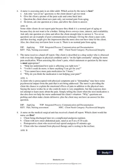 Test Bank for Medical-Surgical Nursing: Concepts for Interprofessional Collaborative Care, 10th Edition (Chapters 1-69) - Page 31 preview image