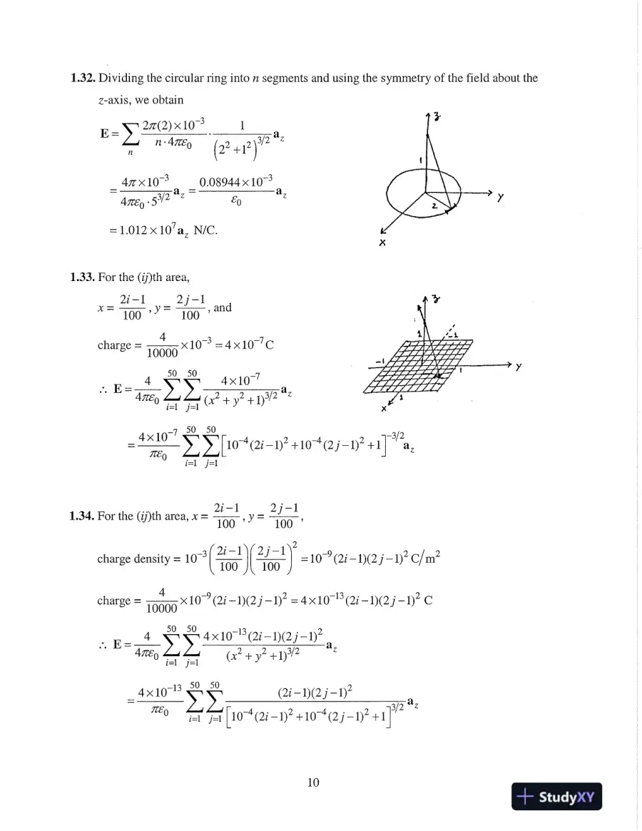 Solution Manual for Fundamentals of Electromagnetics for Electrical and Computer Engineering, 1st Edition, page 13