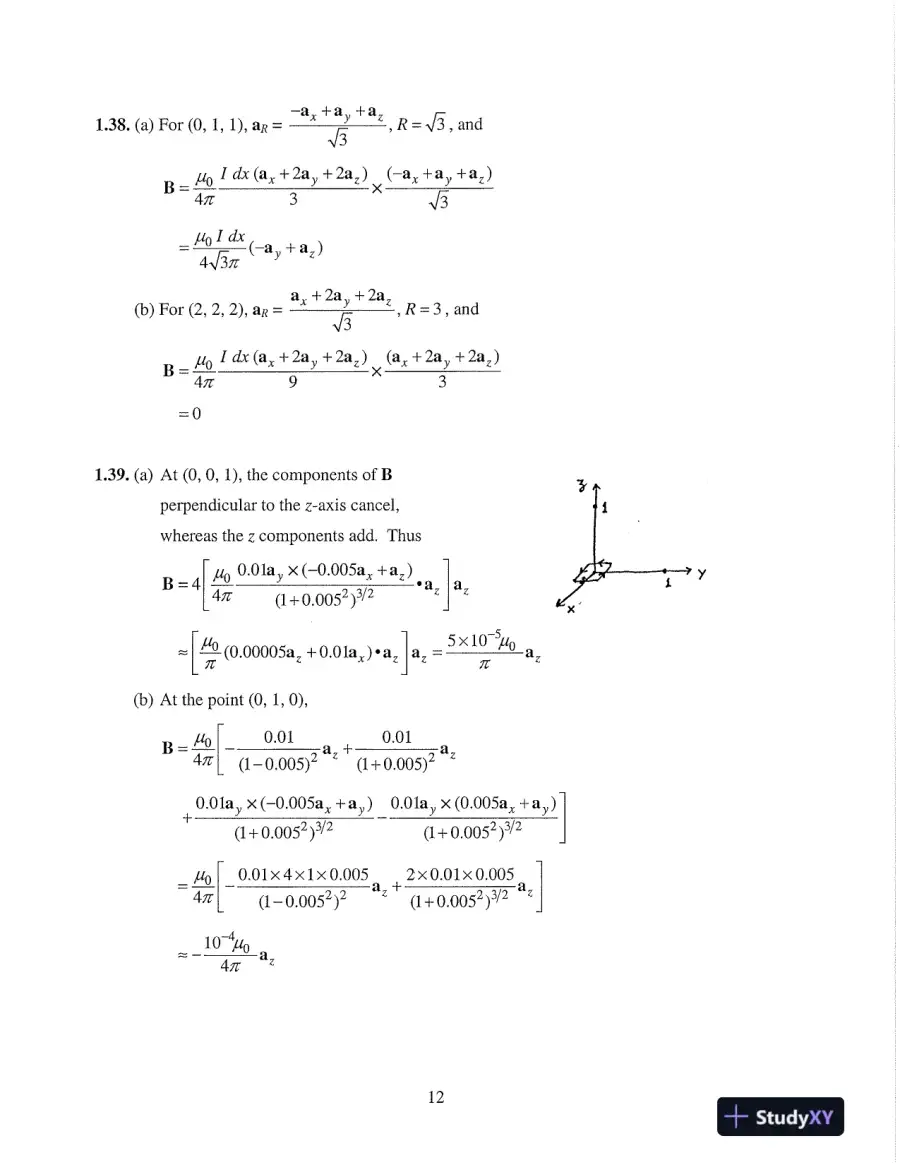 Solution Manual for Fundamentals of Electromagnetics for Electrical and Computer Engineering, 1st Edition, page 15