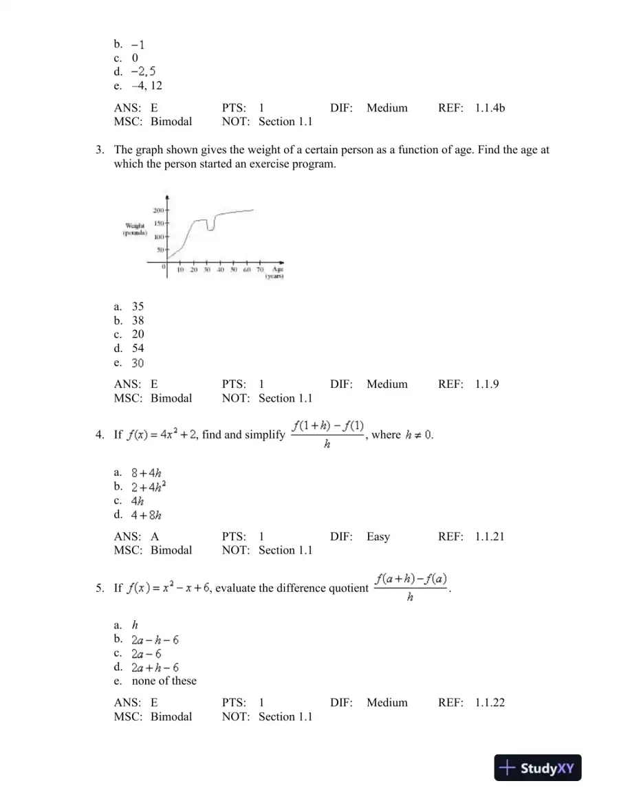 Essential Calculus: Early Transcendentals 2nd Edition Test Bank, page 3