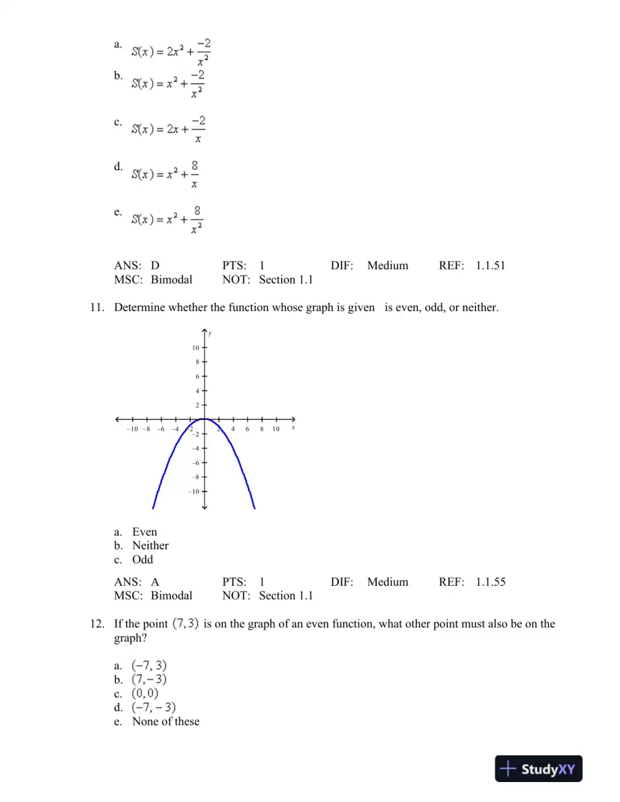 Essential Calculus: Early Transcendentals 2nd Edition Test Bank, page 6