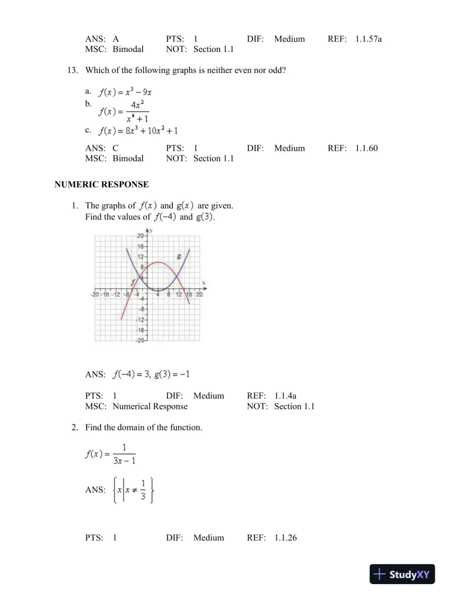 Essential Calculus: Early Transcendentals 2nd Edition Test Bank, page 7