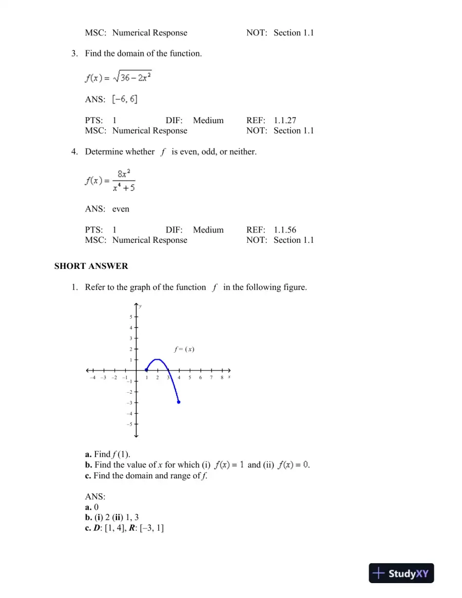 Essential Calculus: Early Transcendentals 2nd Edition Test Bank, page 8