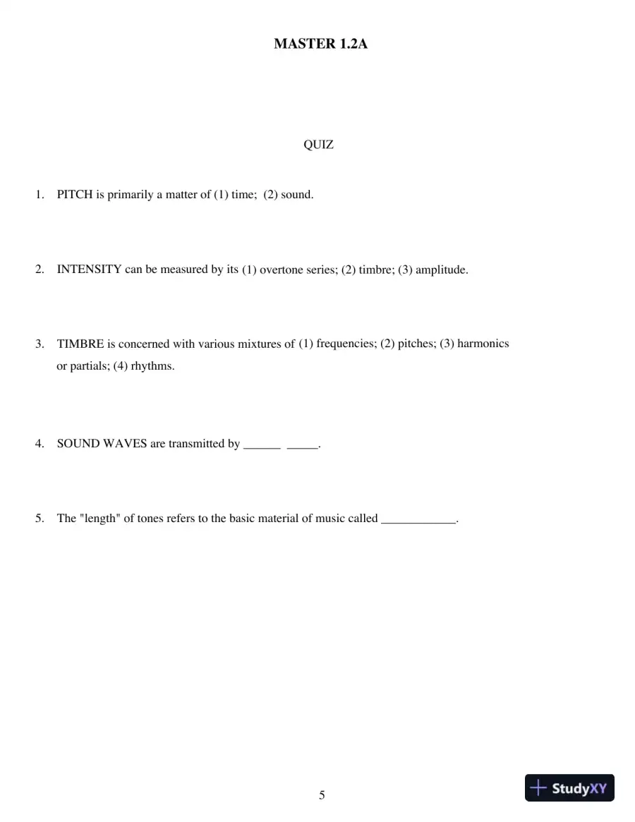 Basic Materials in Music Theory: A Programed Course, Books a la Carte, 13th Edition Solution Manual, page 12