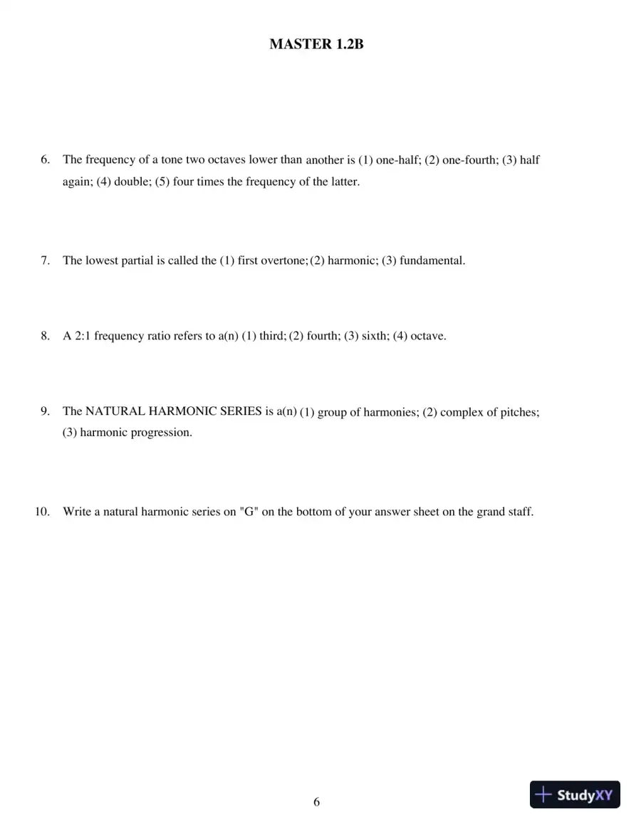 Basic Materials in Music Theory: A Programed Course, Books a la Carte, 13th Edition Solution Manual, page 13
