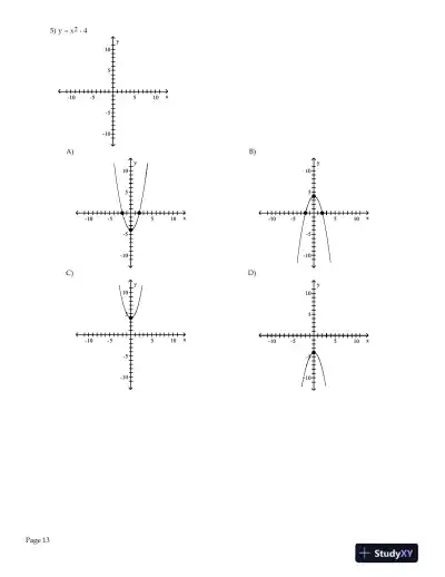 Test Bank for Precalculus Concepts Through Functions, A Right Triangle Approach to Trigonometry, 3rd Edition - Page 14 preview image
