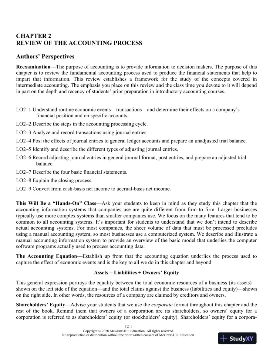 Lecture Notes for Intermediate Accounting, 9th Edition, page 15