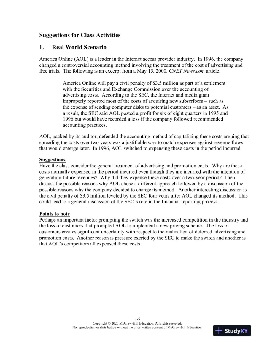 Lecture Notes for Intermediate Accounting, 9th Edition, page 6