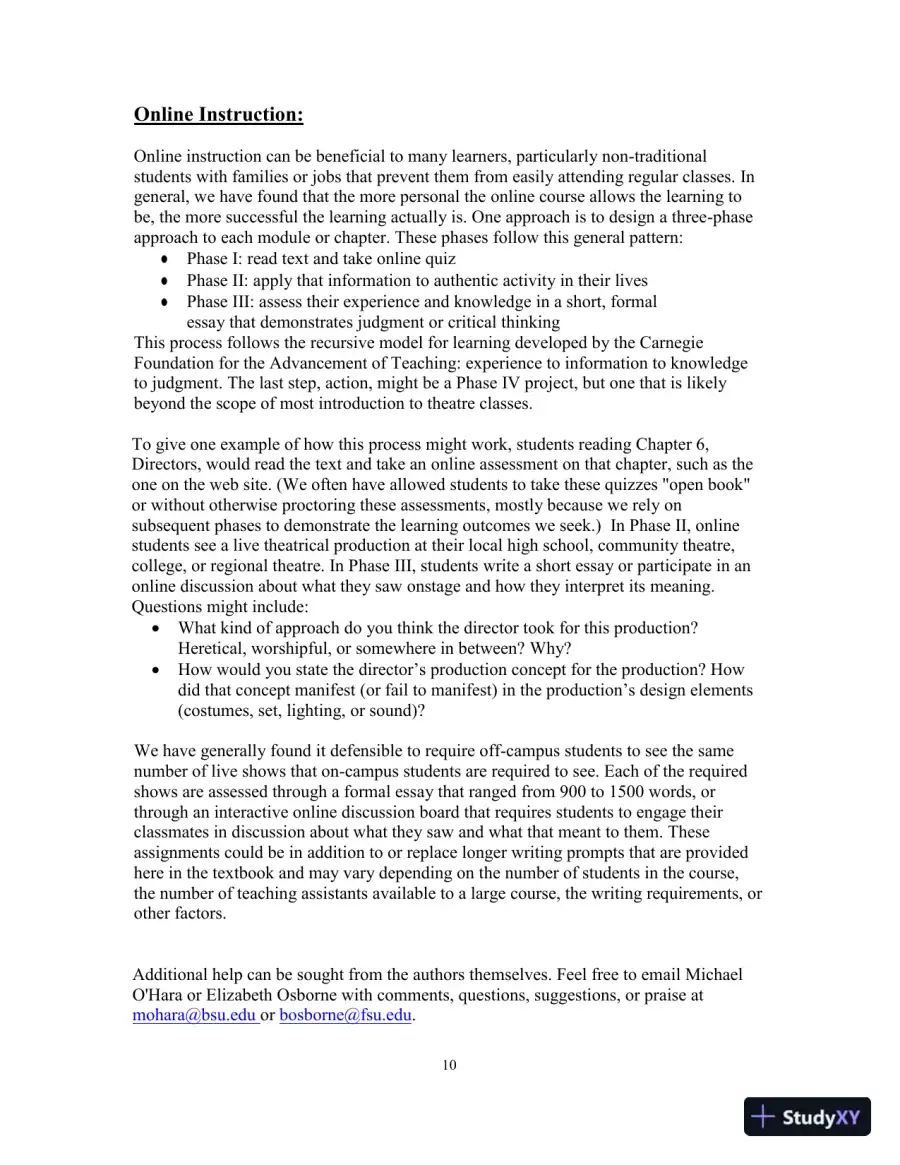 Test Bank for Revel for Explore Theatre: A Backstage Pass, 2nd Edition, page 10
