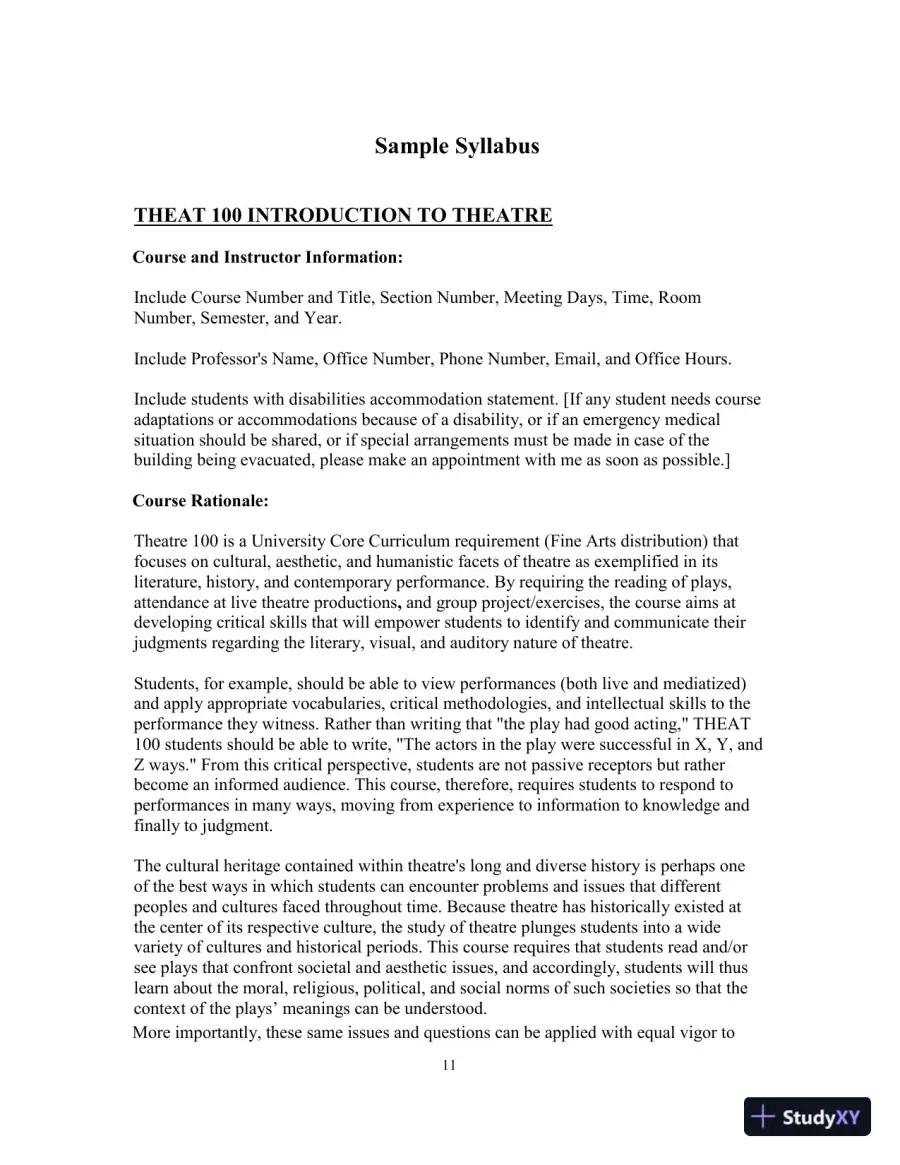 Test Bank for Revel for Explore Theatre: A Backstage Pass, 2nd Edition, page 11