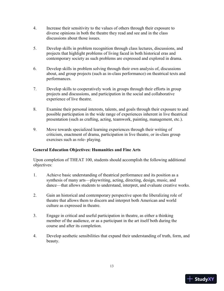Test Bank for Revel for Explore Theatre: A Backstage Pass, 2nd Edition, page 13