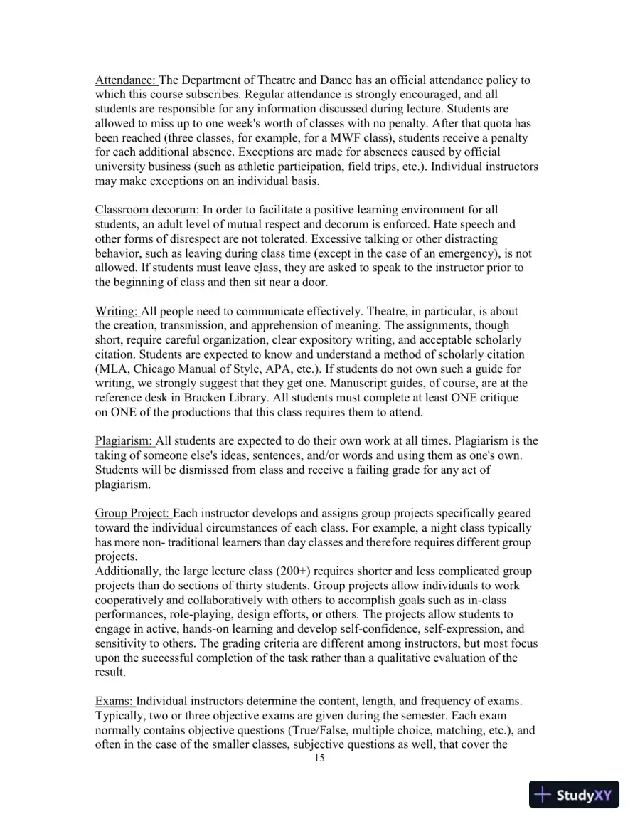 Test Bank for Revel for Explore Theatre: A Backstage Pass, 2nd Edition, page 15