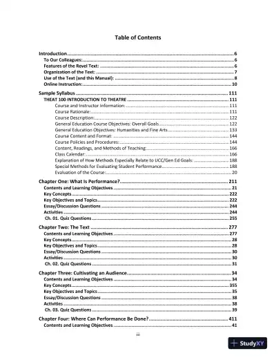 Test Bank for Revel for Explore Theatre: A Backstage Pass, 2nd Edition - Page 3 preview image